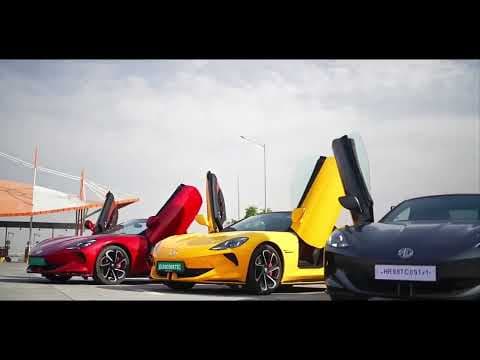 MG Cyberster Drive | Electrifying Run on Delhi–Mumbai Expressway ⚡ | Jubilant MotorWorks